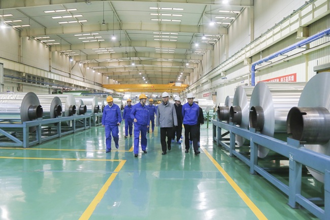 工控集團(tuán)黨委書記、董事長符同欣到萬基控股集團(tuán)調(diào)研